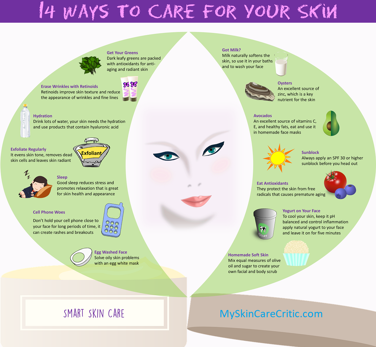 14 Ways to Care for Your Skin